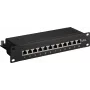 DSIT DS-10Patch6a-12STP 10 tuuman 12-porttinen STP CAT 6a -patchpaneeli