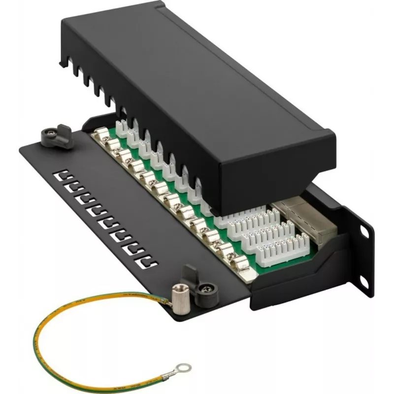 DSIT DS-10Patch6a-12STP 10 tuuman 12-porttinen STP CAT 6a -patchpaneeli