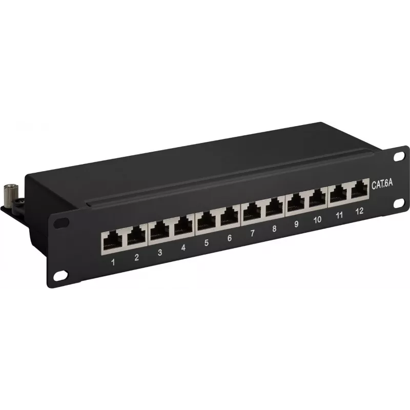 DSIT DS-10Patch6a-12STP 10 tuuman 12-porttinen STP CAT 6a -patchpaneeli