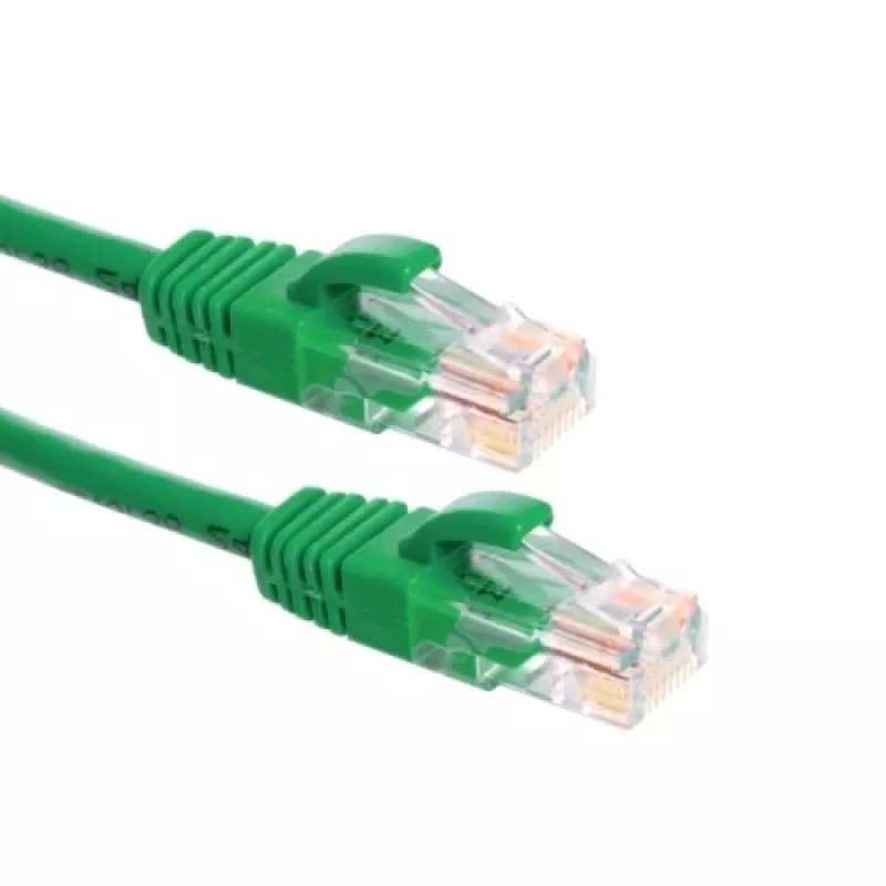 DSIT CAT6a U/UTP 100 % kupari verkkokaapeli, 2 m, vihreä
