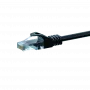 DSIT CAT5e U/UTP -verkkopatchkaapeli, 1 m, musta, 100 % kuparia (DC-50-010)