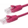 DSIT CAT5e -verkkokaapeli U/UTP, 2 m, pinkki, 100 % kuparia (DC-59-020)