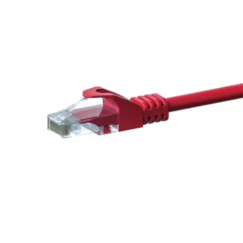 DSIT CAT5e U/UTP -verkkopatchkaapeli, 15 m, punainen, 100 % kuparia