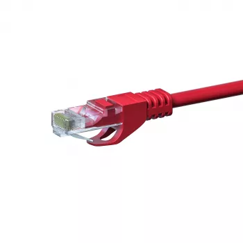 DSIT CAT5e U/UTP -verkkopatchkaapeli, 15 m, punainen, 100 % kuparia