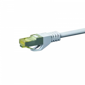 DSIT Cat.7 S/FTP (PiMF) RJ45 verkkokaapeli, valkoinen, 1,50 m