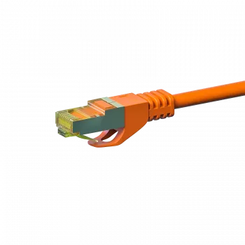 DSIT RJ45-verkkokaapeli S/FTP PiMF CAT 7 raakakaapelilla, 2 m, oranssi (DC-76-020)