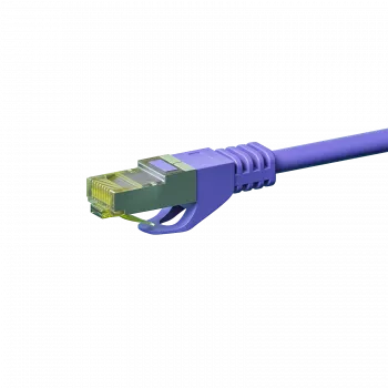 DSIT RJ45 verkkokaapeli S/FTP PiMF CAT 7 -raakakaapelilla violetti - kaapeli - verkko