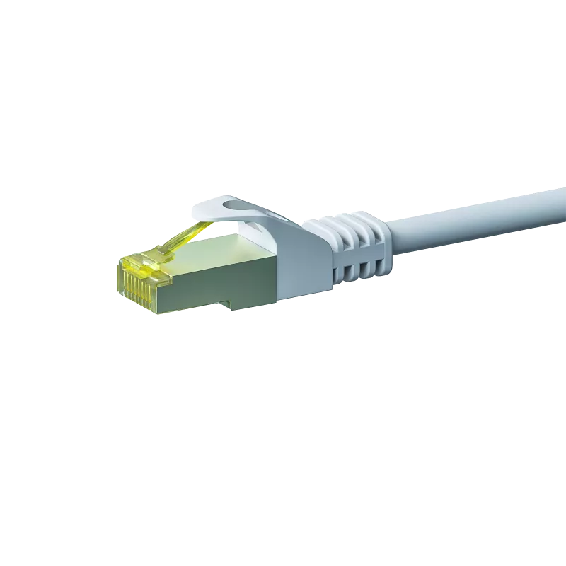 DSIT RJ45 verkkokaapeli S/FTP PiMF CAT 7 -raakakaapelilla valkoinen - 3 m