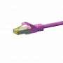 DSIT Cat.7 S/FTP PiMF RJ45 verkkokaapeli, pinkki, 7,5 m