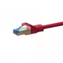 DSIT CAT 6a S/FTP LSOH verkkokaapeli, 0,5 m, punainen