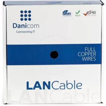 DSIT DANICOM CAT6 FTP 50 m PVC Fca verkkokaapeli