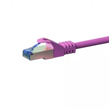 DSIT CAT 6a verkkokaapeli LSOH - S/FTP - 5 metriä - pinkki - verkkokaapeli