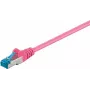 DSIT CAT 6a S/FTP LSOH verkkokaapeli, 7,5 m, pinkki