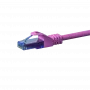 DSIT CAT6a U/UTP 100 % kupari verkkokaapeli, 0,15 m, pinkki