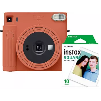 Fujifilm Instax Square SQ1 pikakamera, terrakottanoranssi, filmin kanssa (70100148679)