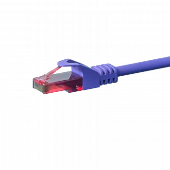 DSIT DC-68-002 CAT6 U/UTP verkkokaapeli, 0,25 m, violetti, 100 % kupari