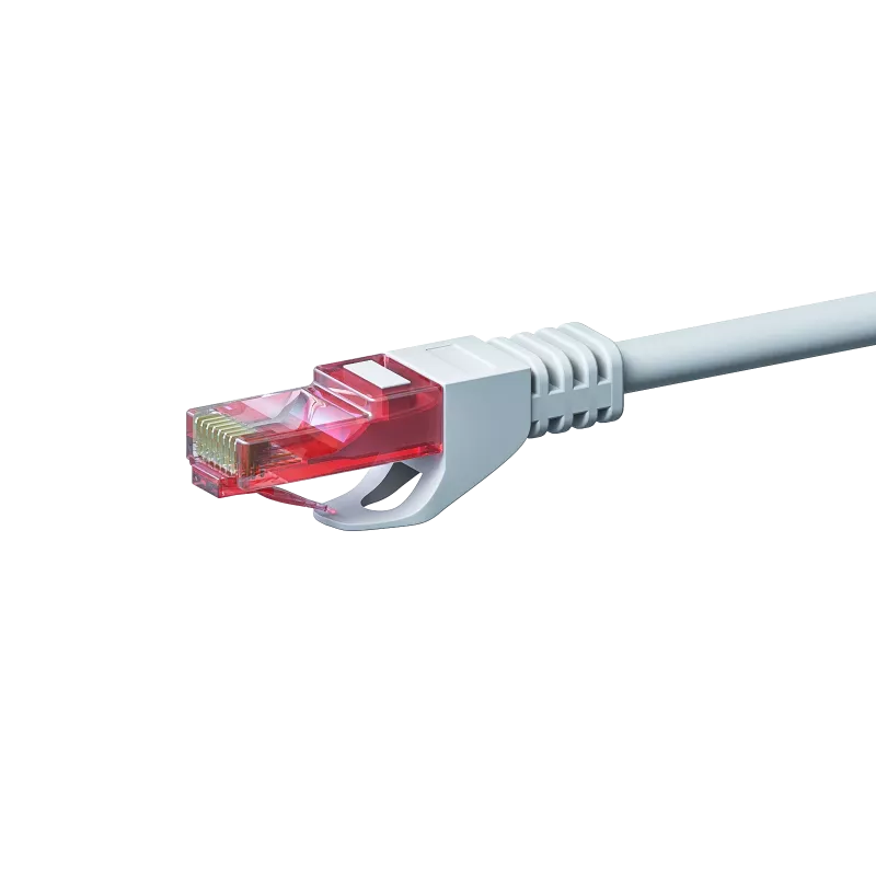 DSIT CAT6 U/UTP verkkokaapeli, 7,5 m, valkoinen, 100 % kupari (DC-62-075)