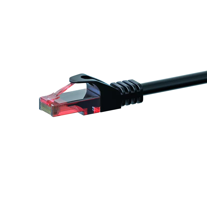 DSIT DC-60-100 CAT6 U/UTP -verkkokaapeli, 10 m, musta, 100 % kuparia