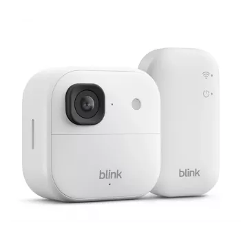 Amazon Blink Outdoor 2K+ langaton valvontakamera, valkoinen (B0F95XWPJ2)
