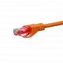 DSIT CAT6 verkkokaapeli 100 % kupari - U/UTP - 10 metriä - oranssi (DC-66-100)