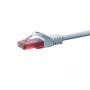 DSIT CAT6 U/UTP verkkokaapeli, 15 m, valkoinen, 100 % kupari (DC-62-150)