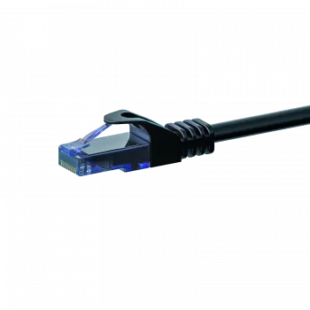 DSIT CAT6a Ethernet-patchkaapeli 100 % kupari U/UTP 5 m musta