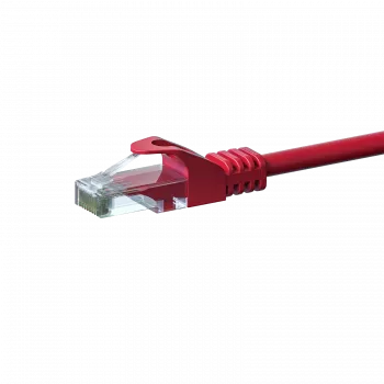 DSIT CAT 6 verkkokaapeli U/UTP - 20 metriä - punainen - CCA (DC-C65-200)