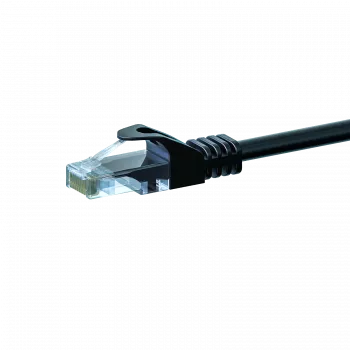 DSIT DC-50-005 CAT5e U/UTP verkkokaapeli, 0,5 m, musta, 100 % kupari