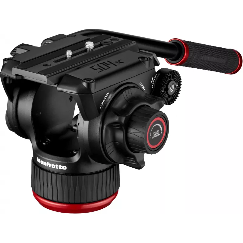 Manfrotto MVH504XAH 504X jalustapää, alumiini, musta