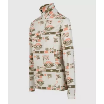 Brunotti Misma-Print naisten fleece-takki, koko L, Arctic Desert Flower