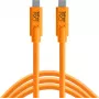 Tether Tools TetherPro USB-C – USB-C -kaapeli, 0,9 m, oranssi (CUC03-ORG)