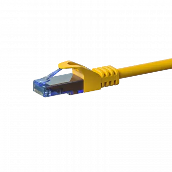 DSIT CAT6a U/UTP 100 % kupari Ethernet-patch-kaapeli, 0,15 m, keltainen