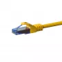 DSIT CAT6a U/UTP 100% kupari Ethernet-verkkokaapeli, RJ45, 1m, keltainen