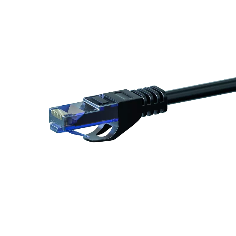 DSIT CAT6a verkkokaapeli 100% kupari - U/UTP - 3 metriä - musta (DC-U6A0-030)