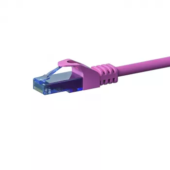 DSIT CAT6a U/UTP 30m pinkki verkkokaapeli, 100% kupari, 10Gbps, RJ45