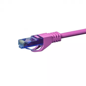 DSIT CAT6a U/UTP 30m pinkki verkkokaapeli, 100% kupari, 10Gbps, RJ45