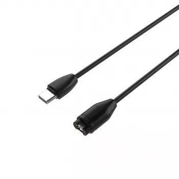 FIXED USB-C Garmin-latauskaapeli 2m musta - Forerunner Fenix Venu Vivoactive Instinct