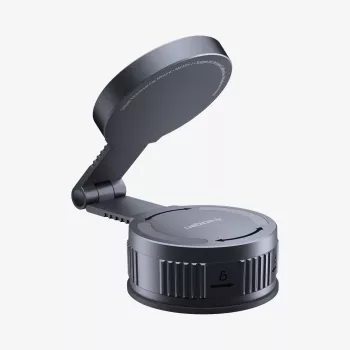 SPIGEN MFT35-1 OneTap Pro MagSafe -magneettinen autoteline kojelaudalle, tuulilasille ja näytölle, musta