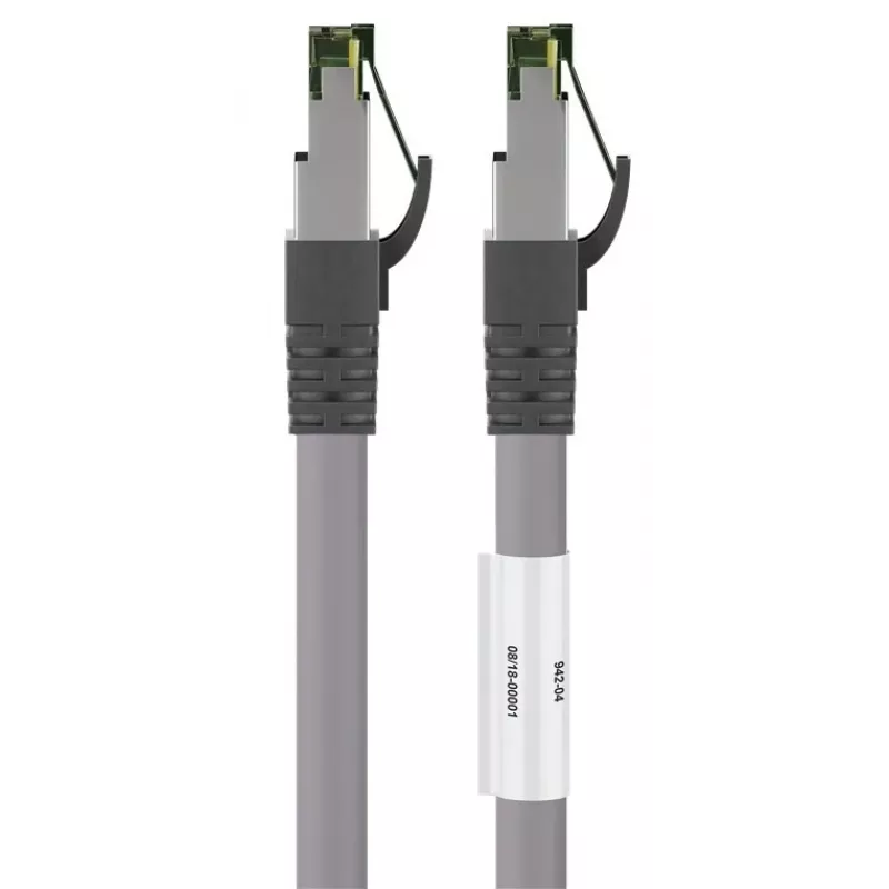DSIT RJ45 -verkkokaapeli S/FTP PiMF CAT 8 -kaapeli harmaa 0,25 m