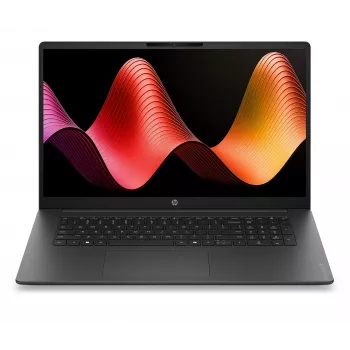 HP OmniBook 3 17,3 tuuman FHD kannettava tietokone - Intel Core 5 120U, 16GB RAM, 512GB SSD, ilman käyttöjärjestelmää, tummanharmaa