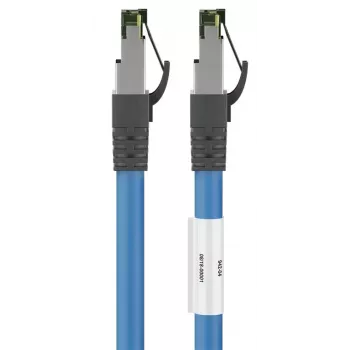 DSIT CAT 8 S/FTP PiMF -verkkopatchkaapeli RJ45-liitin RJ45-liittimeen sininen 2 m