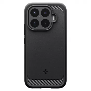 SPIGEN Rugged Armor -suojakuori Xiaomi 17T Pro -puhelimelle, mattamusta, ACS11869