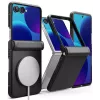 Ringke Onyx Flap Magnetic MagSafe-kotelo Samsung Galaxy Z Flip 8 - musta