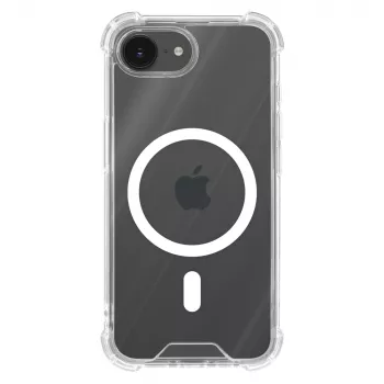 Tactical Back Cover MagForce Plyo iPhone 16e/17e läpinäkyvä