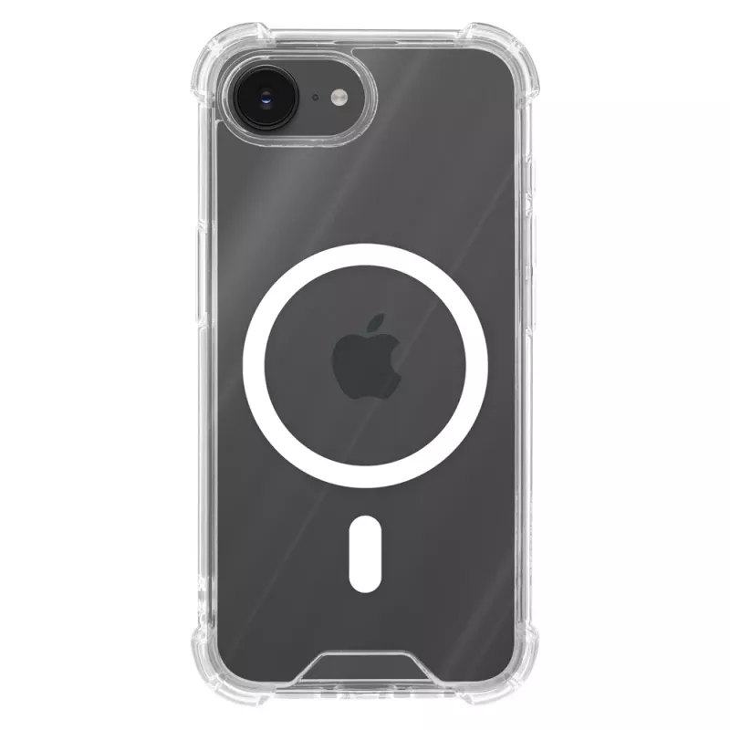 Tactical Back Cover MagForce Plyo iPhone 16e/17e läpinäkyvä