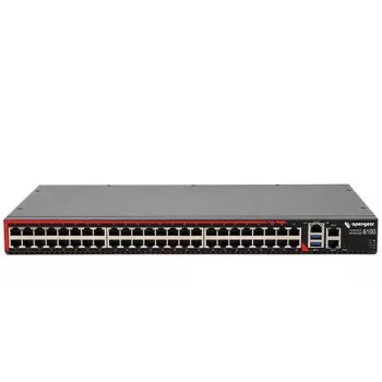 Opengear CM8148-10G-C 48-porttinen konsolipalvelin kahdella Gigabit Ethernet, 2GB RAM, kahdella AC-virtalähde