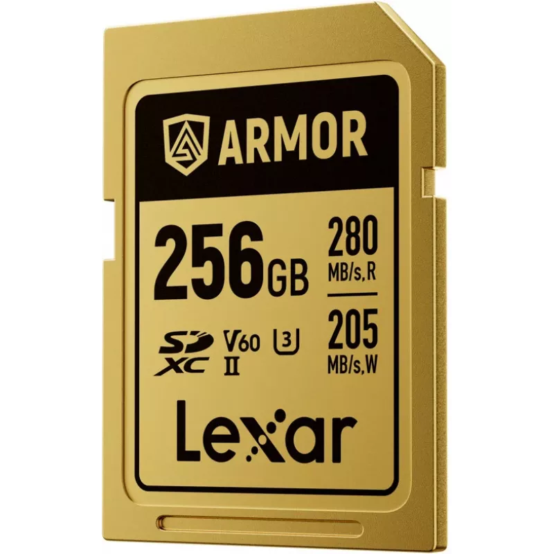 Lexar Professional ARMOR GOLD SDXC UHS-II muistikortti, 256 GB, V60 (LSDAMGL256G-RNNNG)