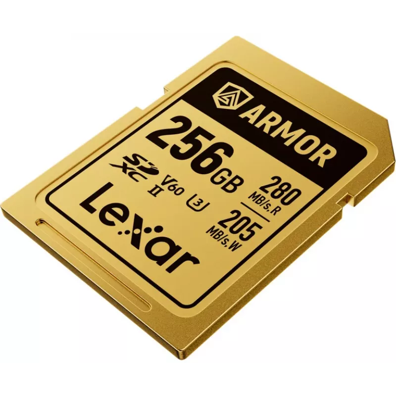 Lexar Professional ARMOR GOLD SDXC UHS-II muistikortti, 256 GB, V60 (LSDAMGL256G-RNNNG)