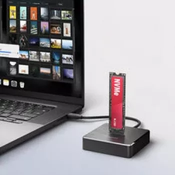 AXAGON ADSA-M2C11 USB-C 10Gbps telakointiasema yhdelle M.2-NVMe- tai SATA-SSD-asemalle