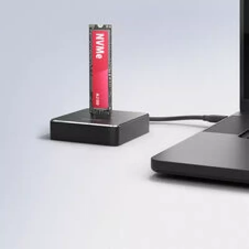 AXAGON ADSA-M2C11 USB-C 10Gbps telakointiasema yhdelle M.2-NVMe- tai SATA-SSD-asemalle
